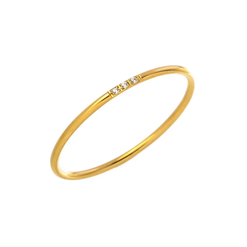 Dame-Einfarbig-Titan-Stahl-berzug-Inlay-Zirkon-Ringe (1)