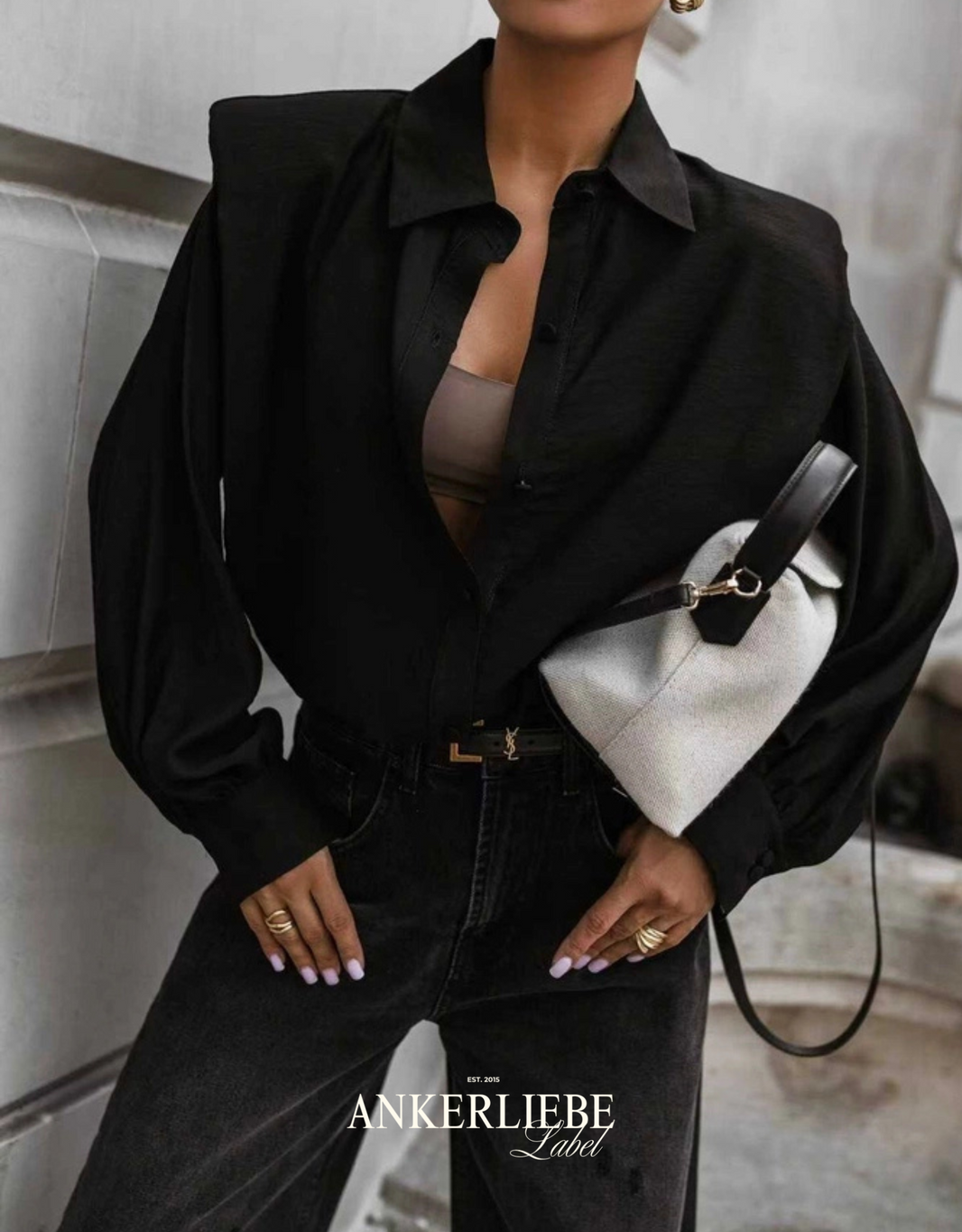 statement | bluse schwarz