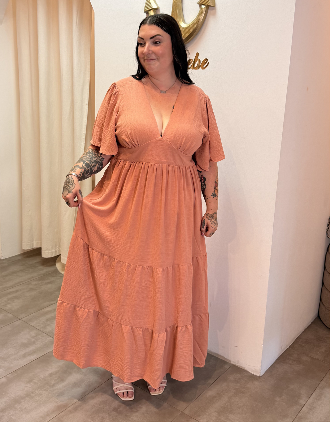 curvy midi kleid summer | altrosa