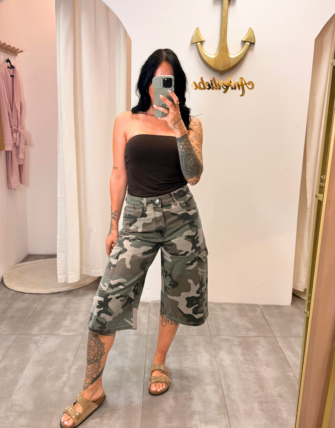 image bermuda cargo jean | camouflage