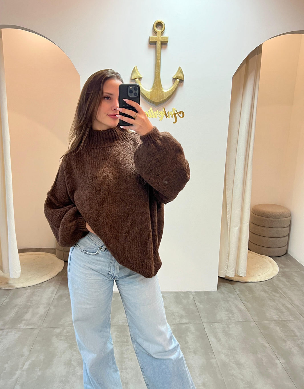 image Oversize Statement Pullover | dunkelbraun