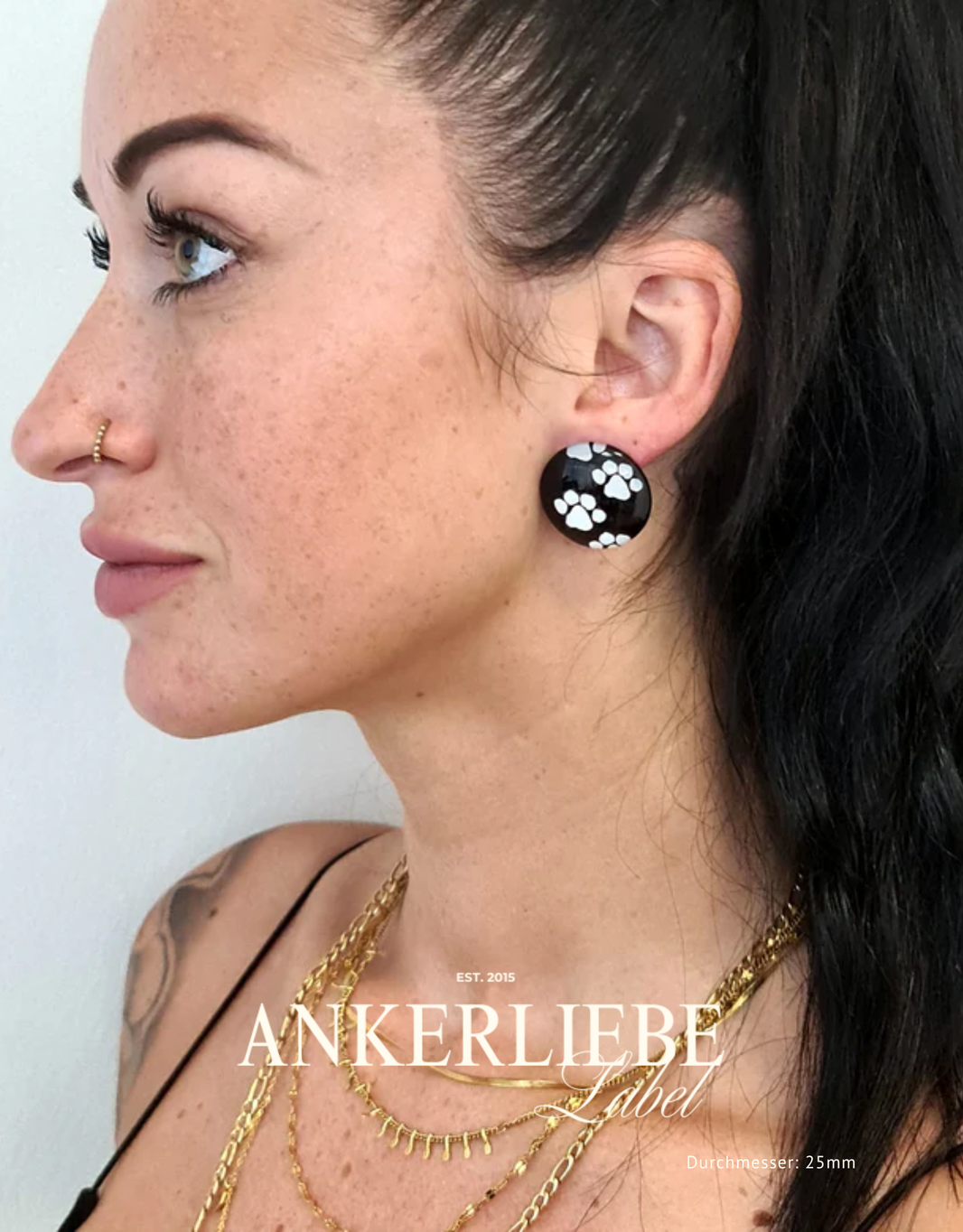 image stecker black paws