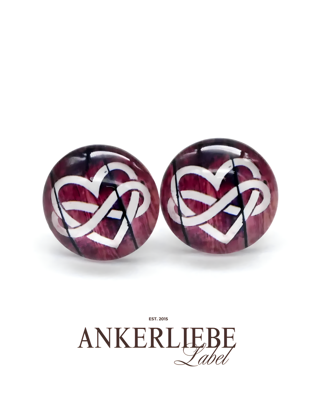 stecker wooden heart