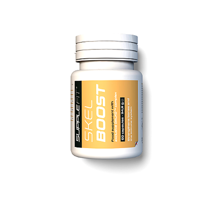 Supplefit SKEL BOOST – Nahrungsergänzung mit Vitamin D3, K2 und Calcium für Knochen und Immunsystem