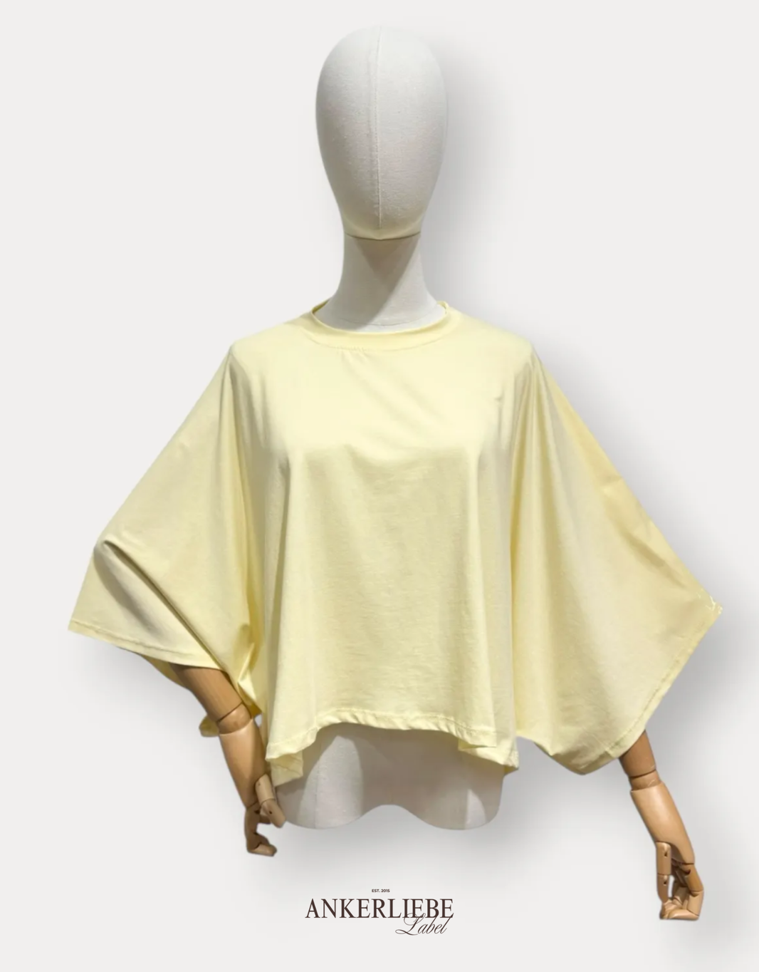 image superlight perfect crop shirt | oversized | butteryellow