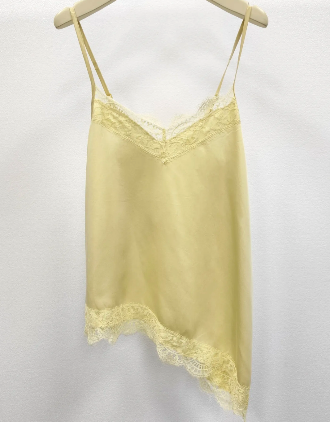 lace satintop | butteryellow