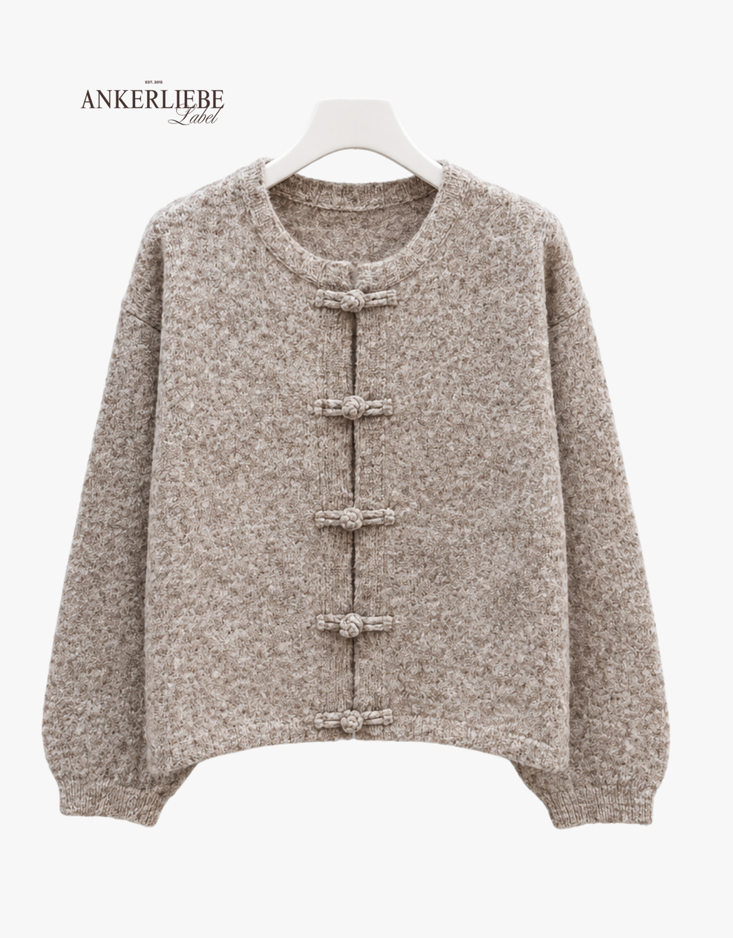 trendy cardigan | taupe