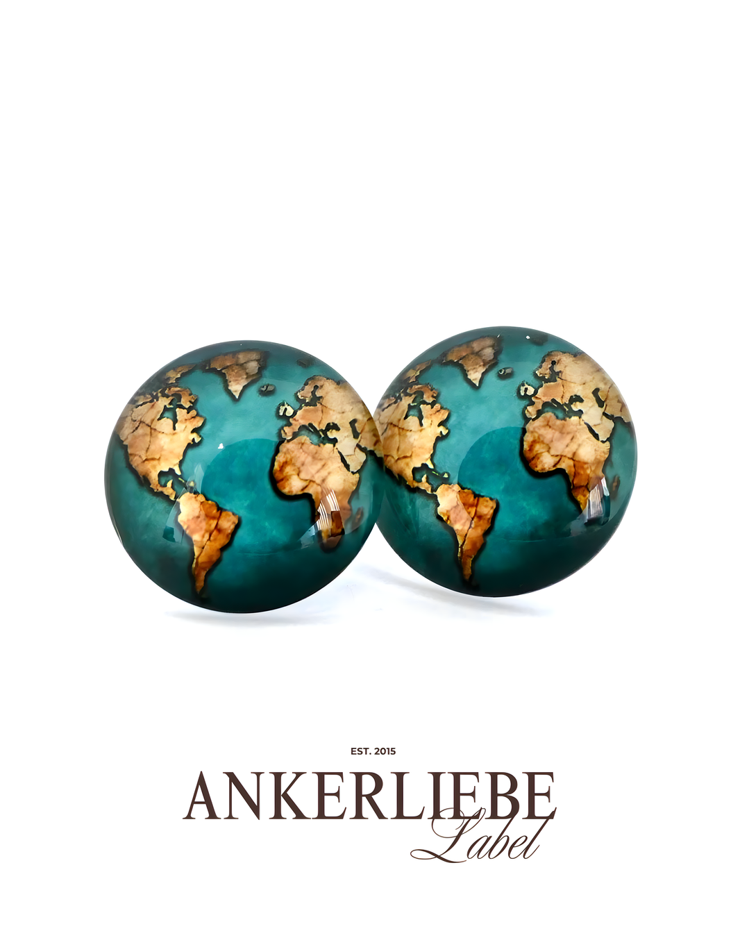 stecker worldmap gold
