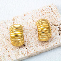 1-Paar-Einfacher-Stil-Einfarbig-Titan-Stahl-Ohrstecker-3