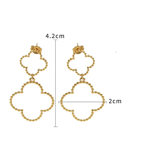1-Pair-Ig-Style-Vacation-French-Style-Four-Leaf-Clover-Plating-Hollow-Out-Stainless-Steel-Titanium-Steel-18k-Gold-Plated-Drop-Earrings (3)