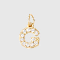 glitter buchstaben charm mini