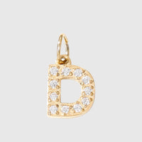 glitter buchstaben charm mini