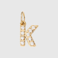 glitter buchstaben charm mini
