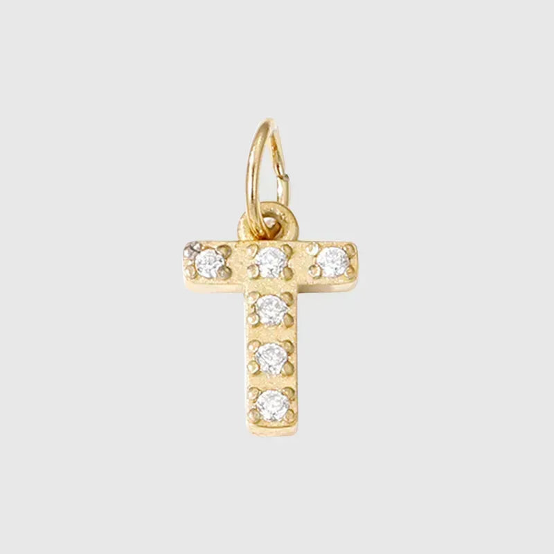 glitter buchstaben charm mini