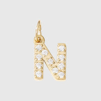 glitter buchstaben charm mini