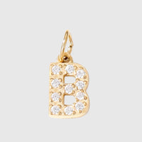 glitter buchstaben charm mini