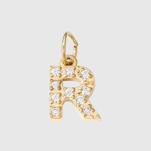 glitter buchstaben charm mini