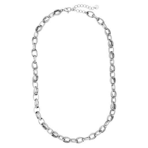statement gliederkette edelstahl | halskette