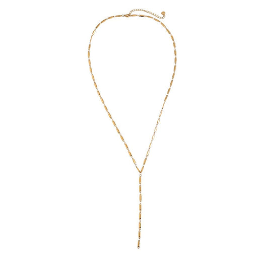 fine beaded y-kette edelstahl | halskette