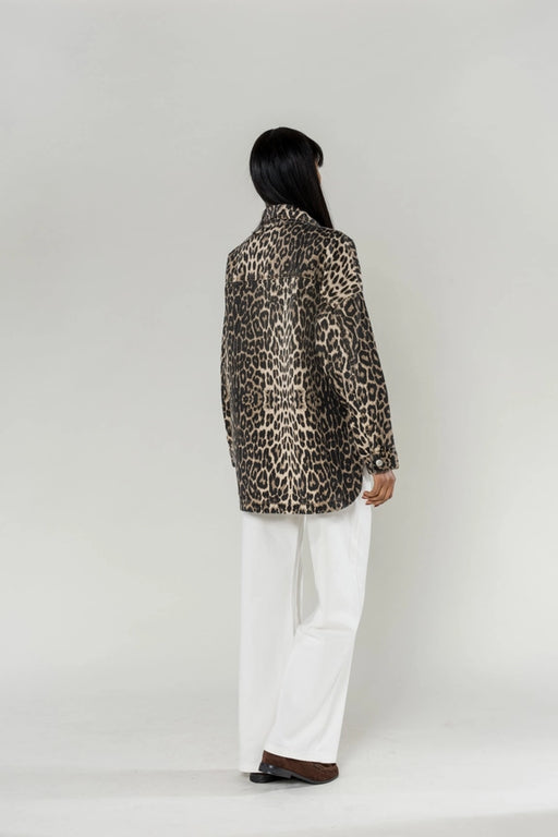 oversized jeanshemd | leo