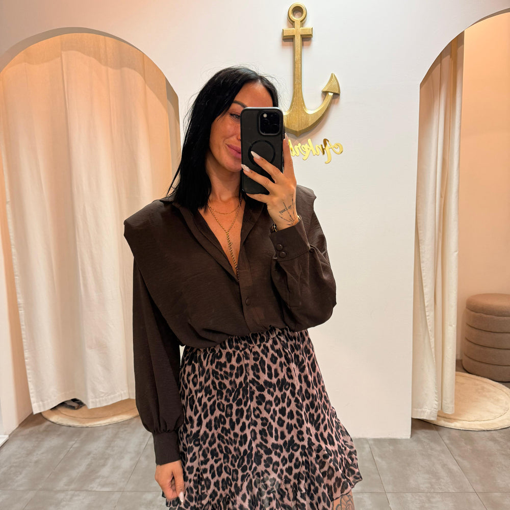 statement | blouse mocca