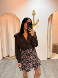 statement | blouse mocca