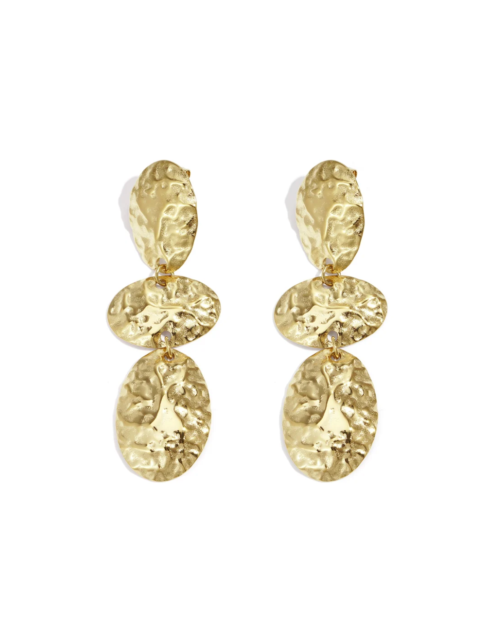 statement drop ohrringe | gold & silber