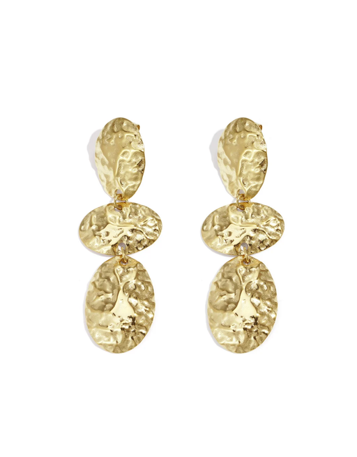 statement drop ohrringe | gold & silber