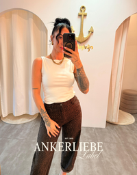 nova crop top | off white