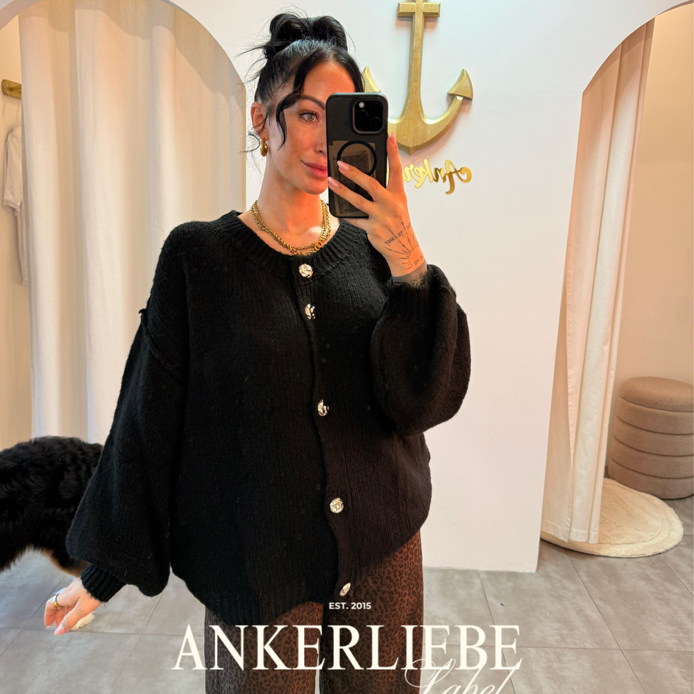 sari black | cardigan