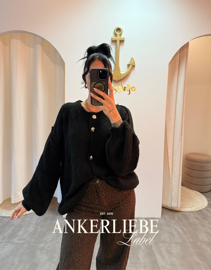 sari black | cardigan