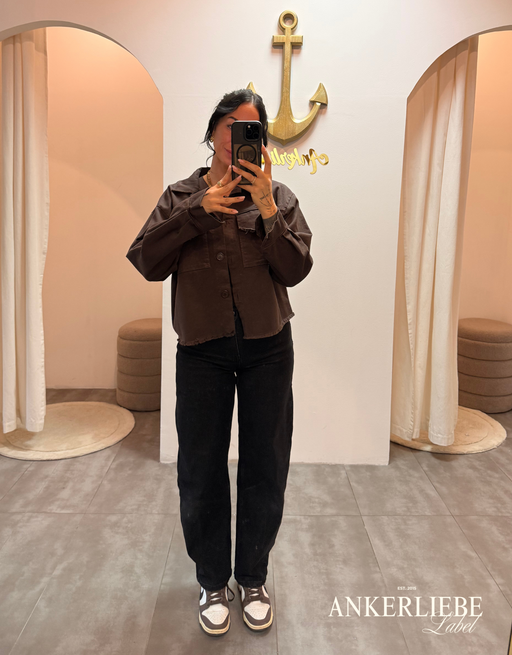leichte jeansjacke | schoko