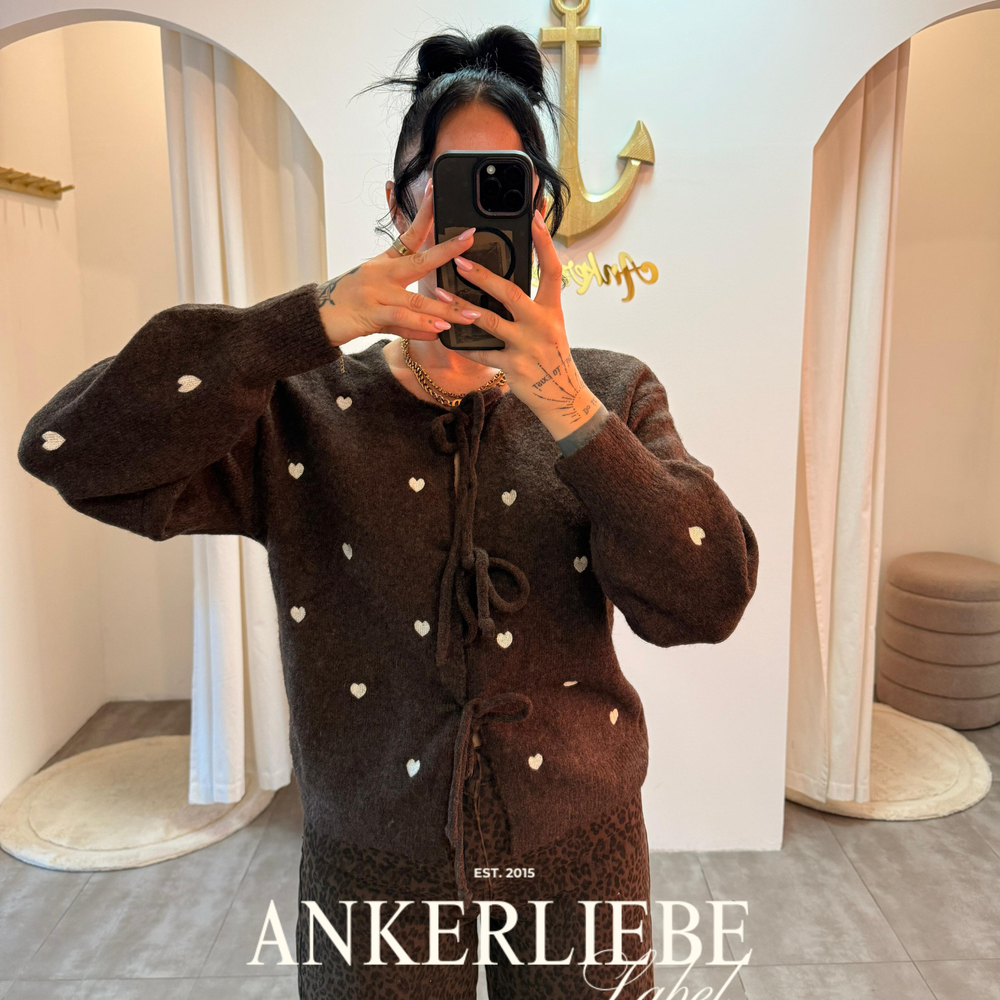 amora | cardigan choco