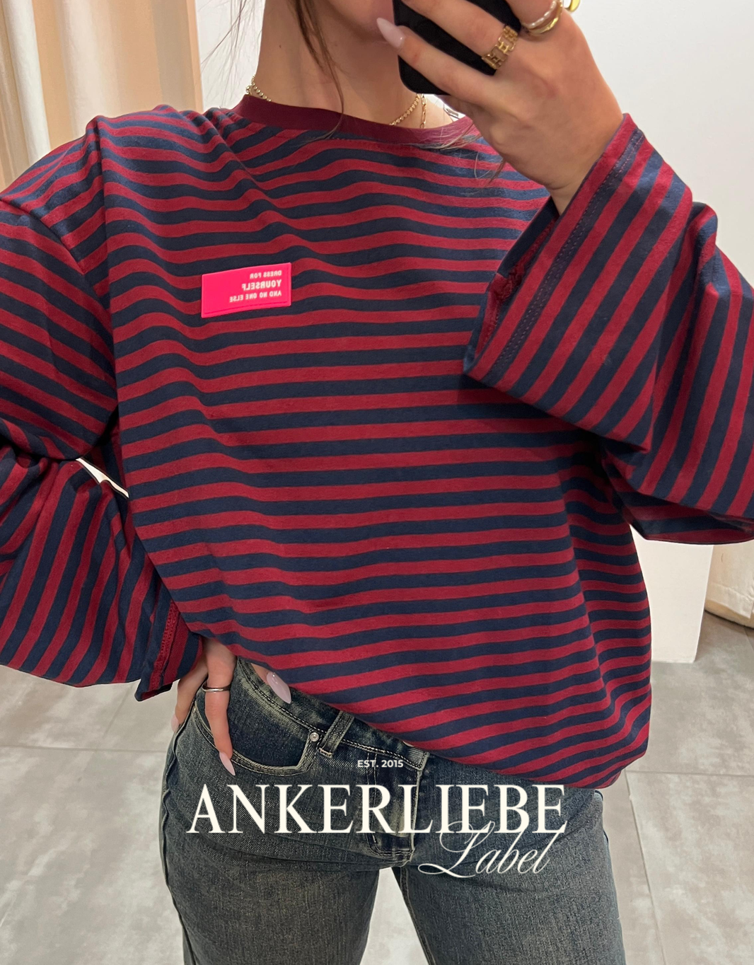 image coco | stripe longsleeve - rot/blau