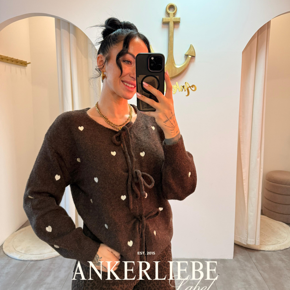 amora | cardigan choco