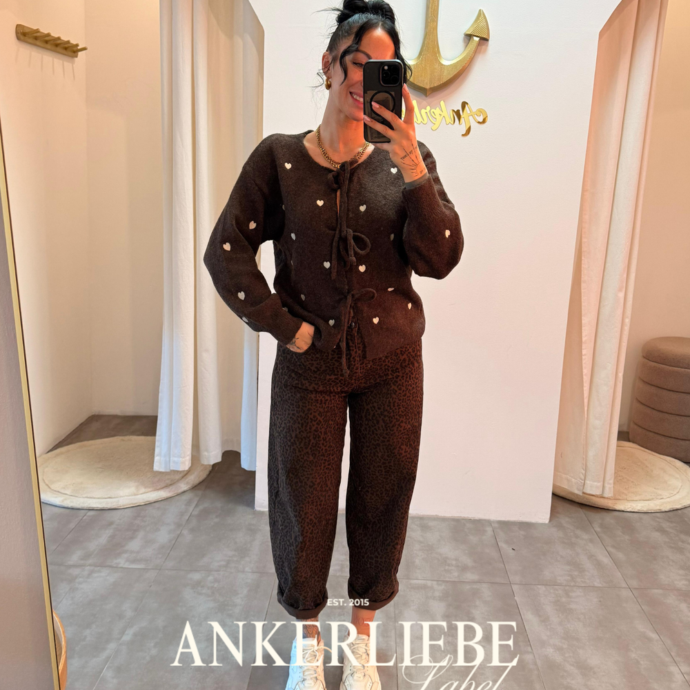 amora | cardigan choco