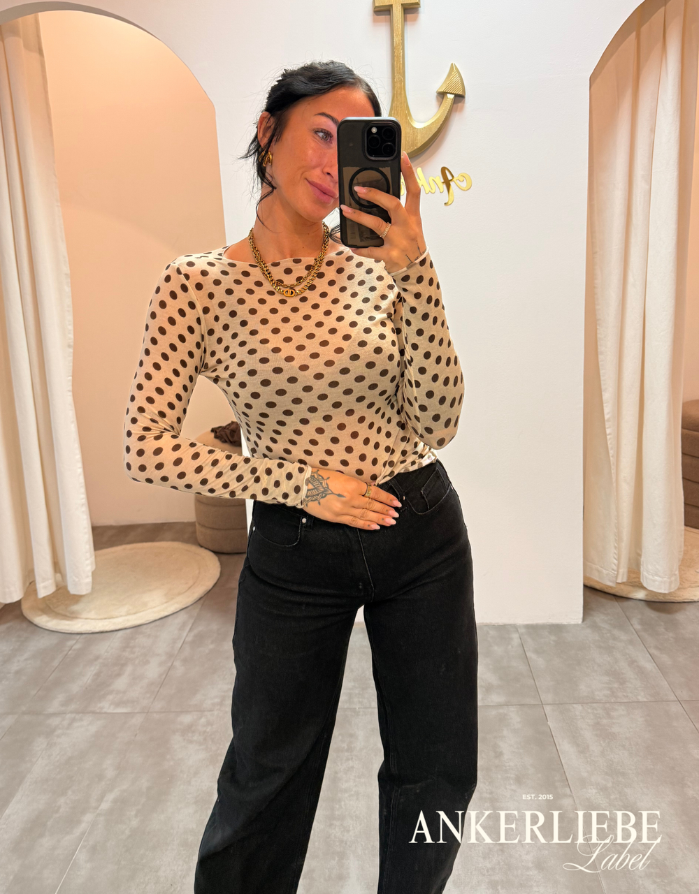 soft cashmere langarmshirt | punkte