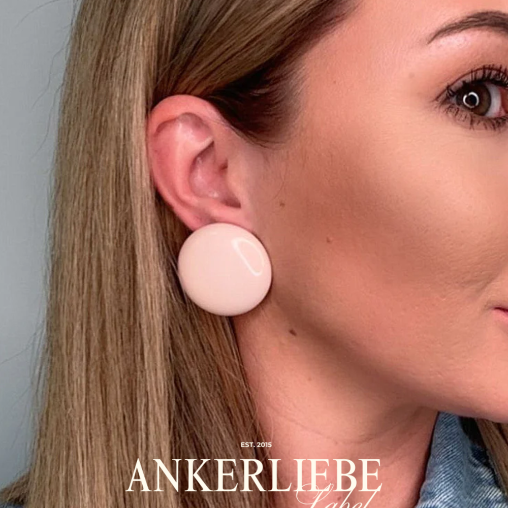 stecker/clips vintage rosa kuppelig