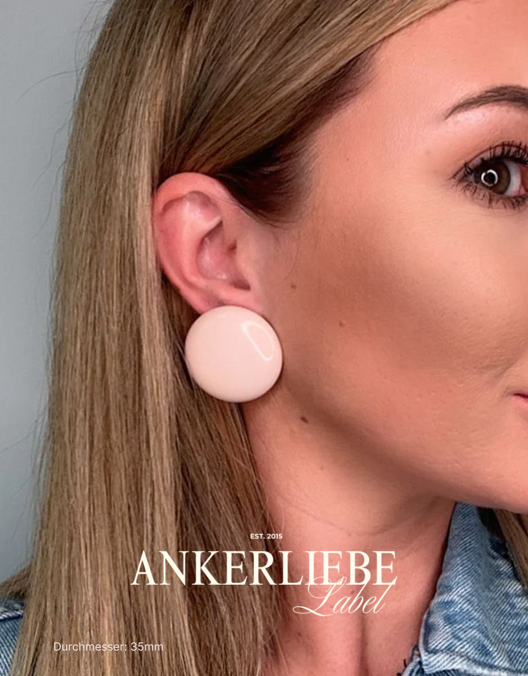 image stecker/clips vintage rosa kuppelig