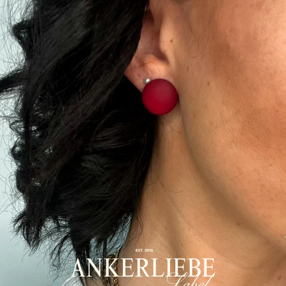 stecker/clips rubin matt kuppelig