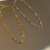 Casual-Hip-hop-Pig-Nose-Titanium-Steel-Patchwork-Plating-18k-Gold-Plated-Silver-Plated-Necklace (3)