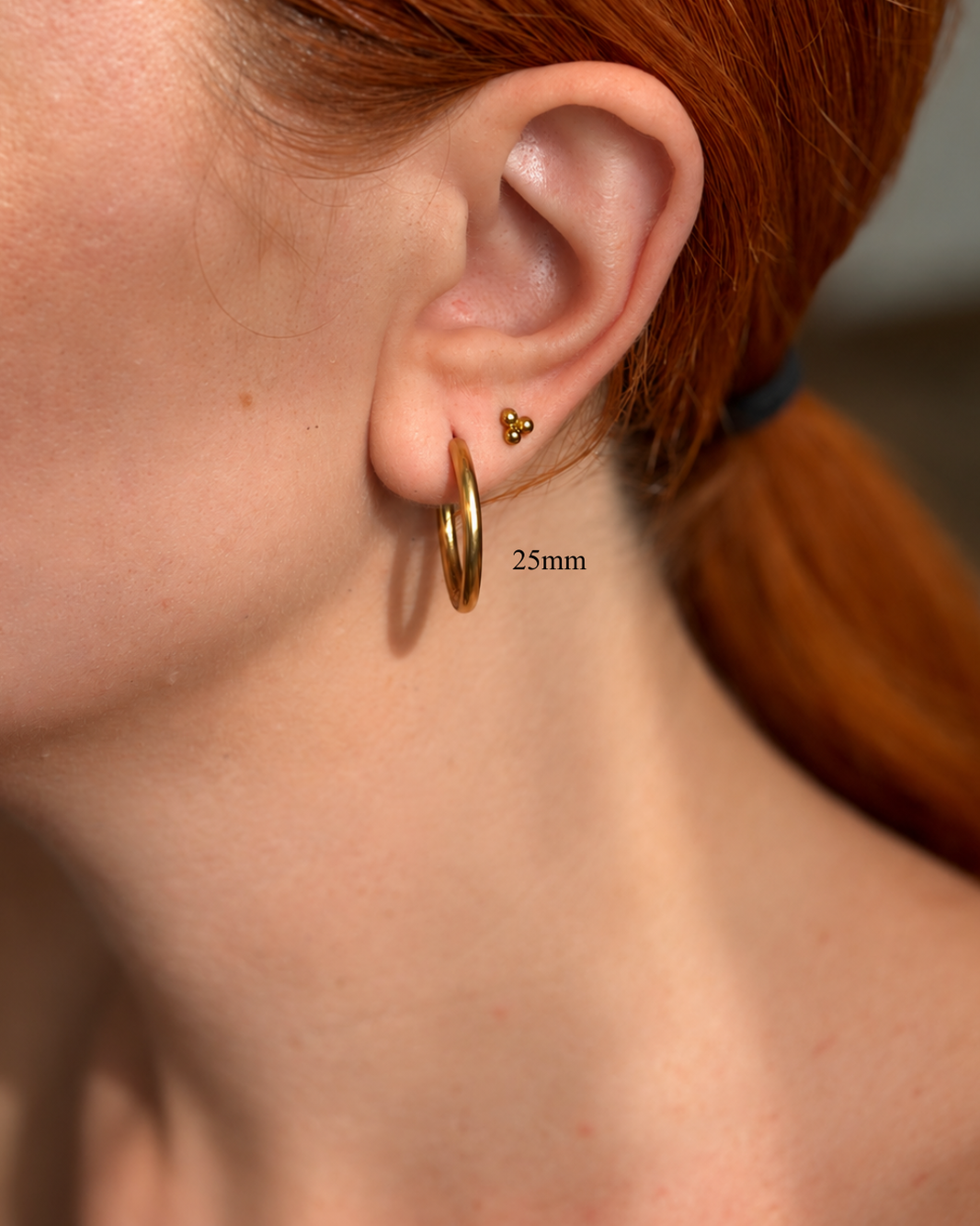 classic hoops | gold