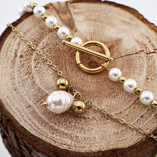Gro-handel-Schmuck-Retro-Klassischer-Stil-Runden-Oval-Edelstahl-304-K-nstliche-Perlen-18-Karat-Vergoldet-berzug-Halskette-Perlen-Kette-Kabelkette-1