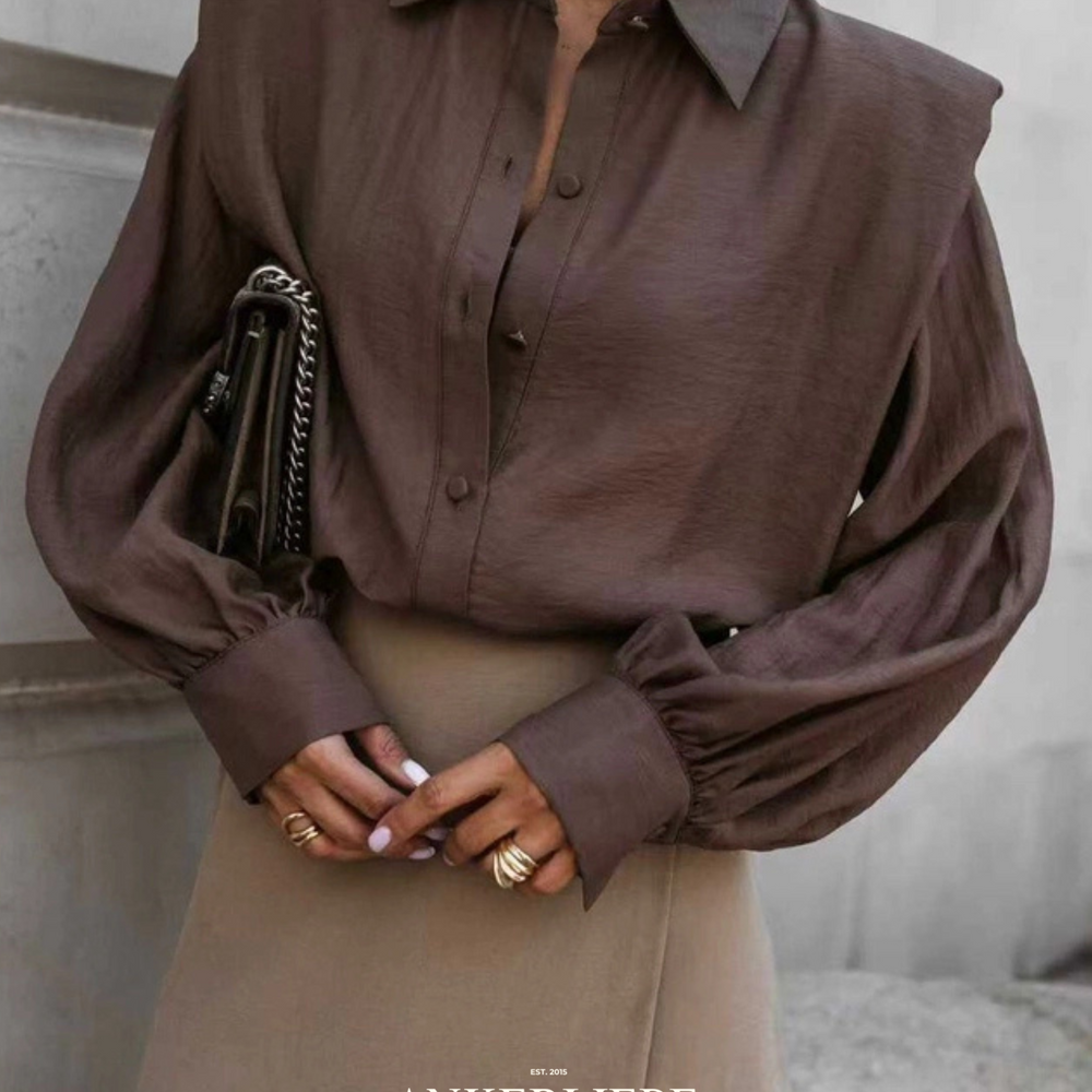 statement | blouse mocca