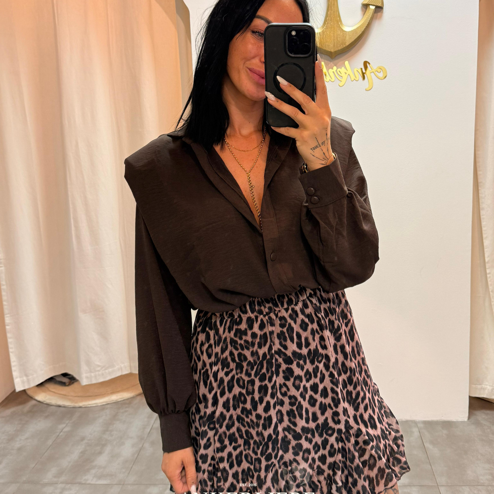 statement | blouse mocca