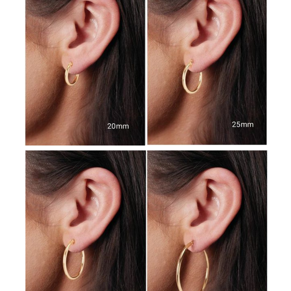 basic | hoops - 6 verschiedene größen