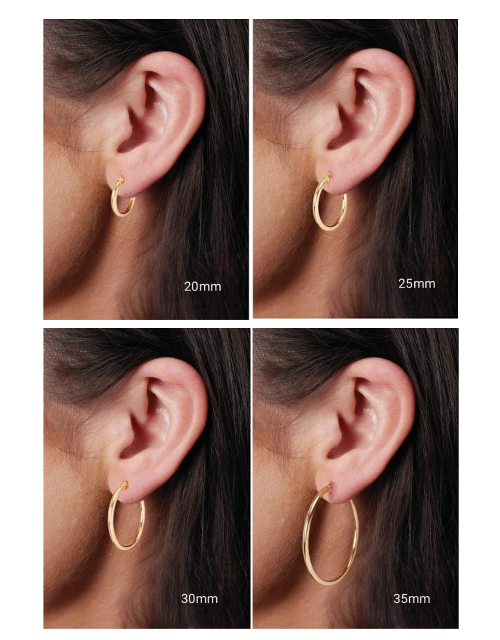 basic | hoops - 6 verschiedene größen