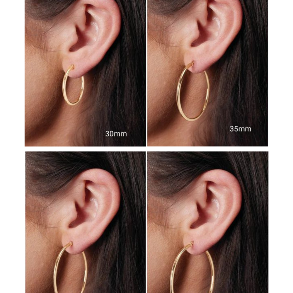 basic | hoops - 6 verschiedene größen