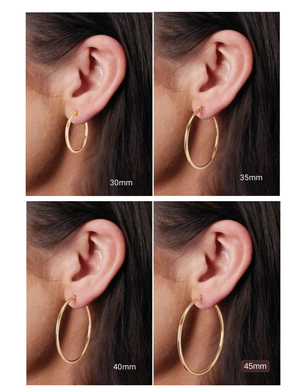 basic | hoops - 6 verschiedene größen