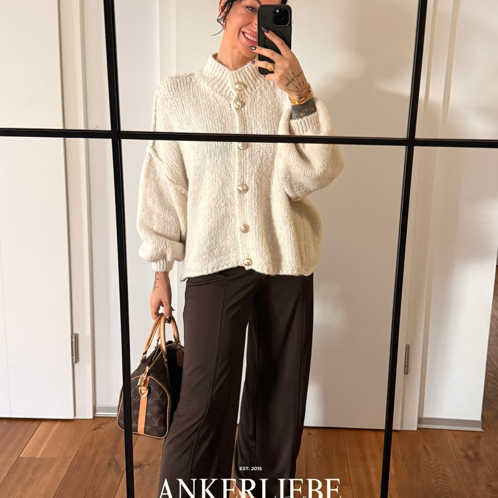 basic amira beige | wollweste